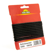 * Workpower Schuhband 2 Stück schwarz Länge 100cm